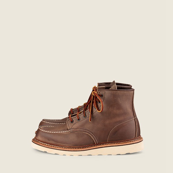 Red Wing Heritage Boots Classic Moc – 6-Inch Rough & Tough Læder - Khaki - Herre 5013-HCPRI